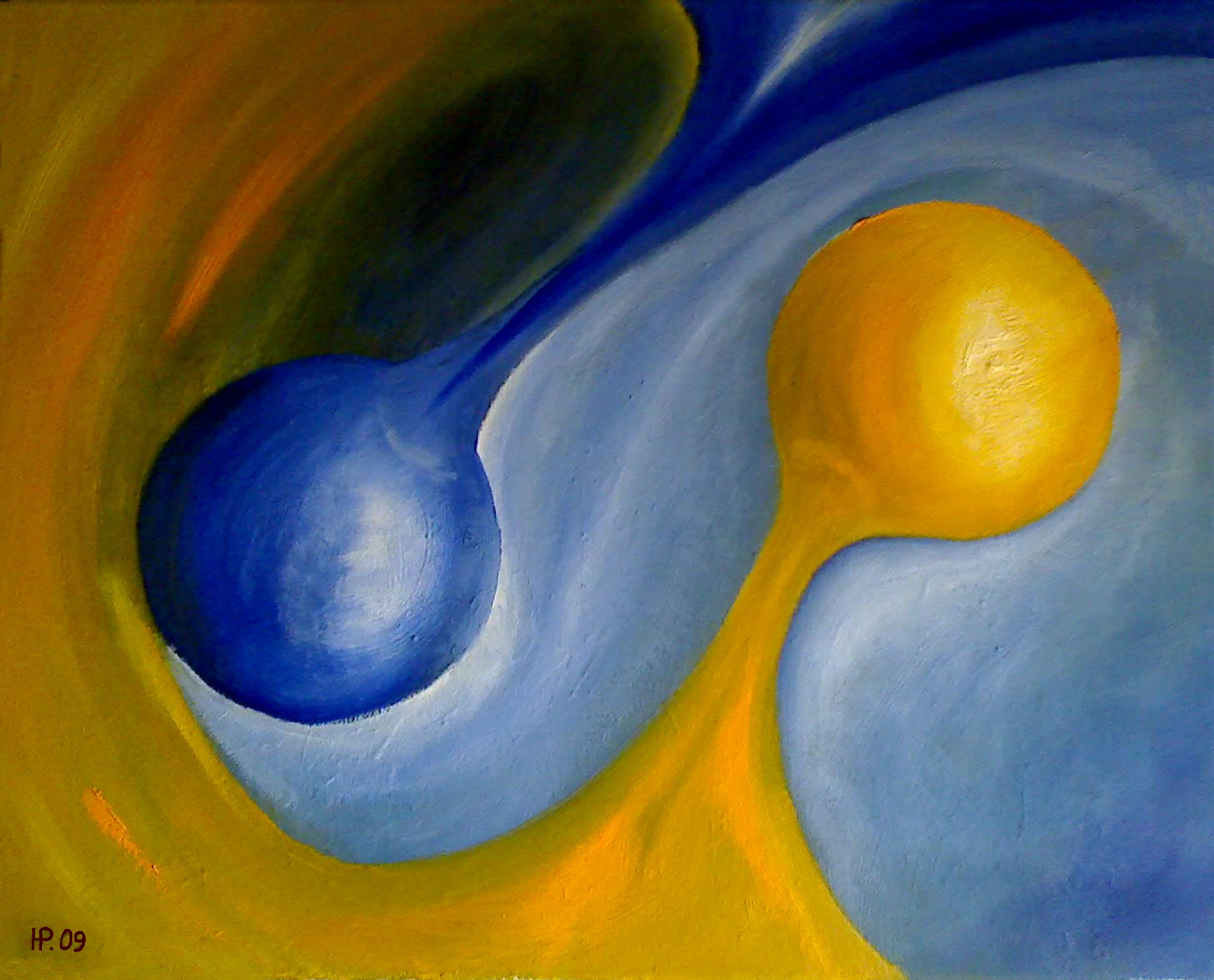 abstrakte Ölgemälde 2