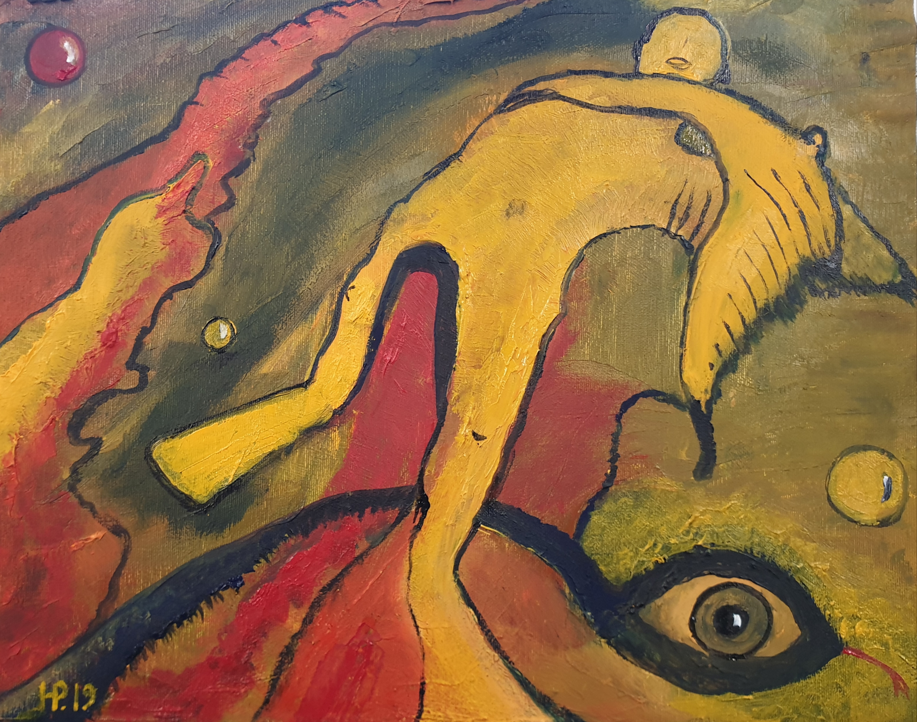 abstrakte Ölgemälde 4